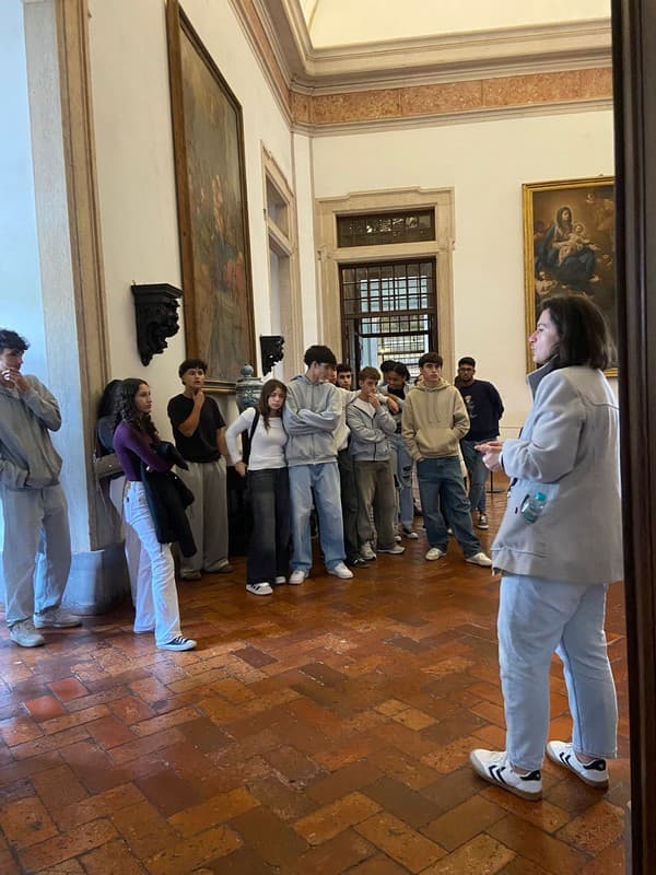 Alunos do 12.º ano visitam o Convento de Mafra — foto 10