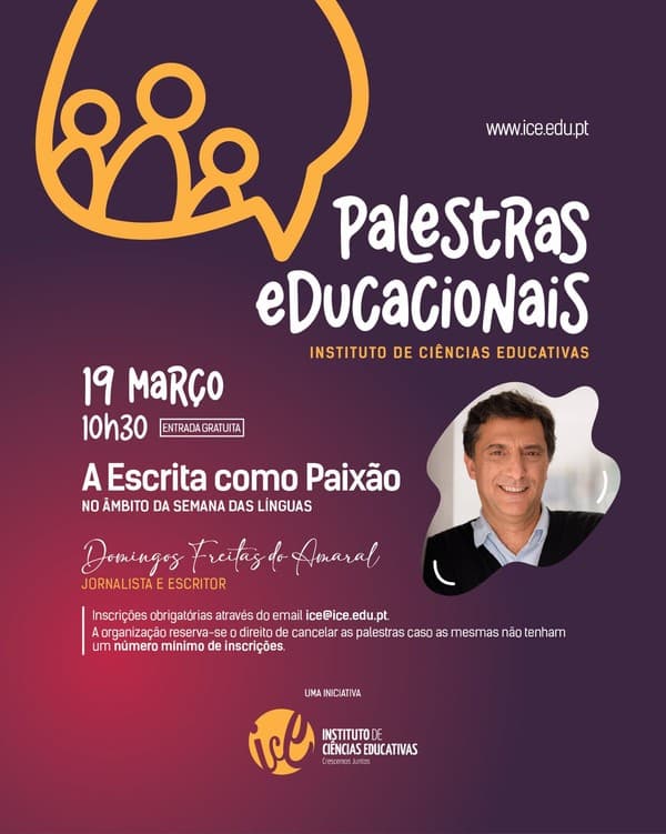 Palestra Educacional: “A Escrita como Paixão” — foto 1