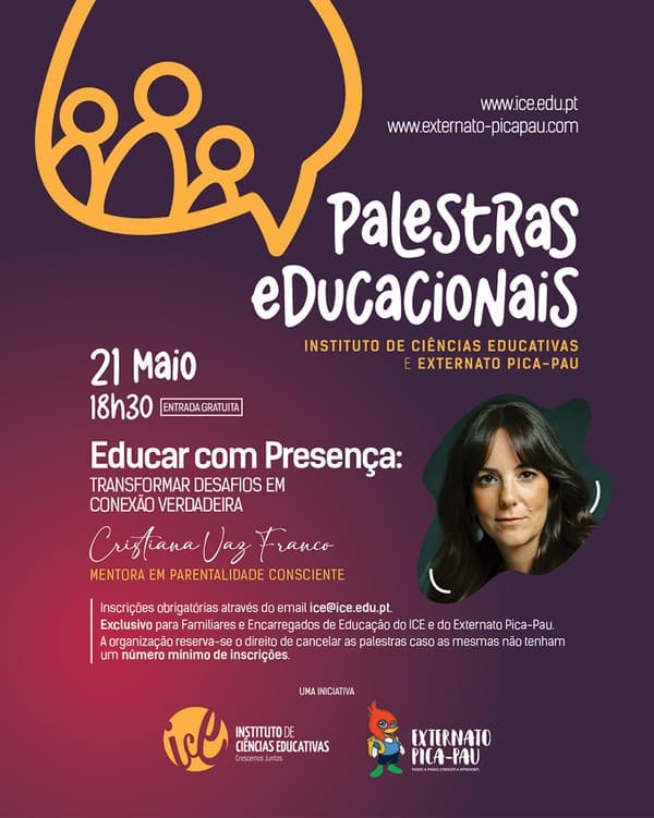 Palestra Educacional: “Educar com Presença: Transformar desafios em conexão verdadeira”