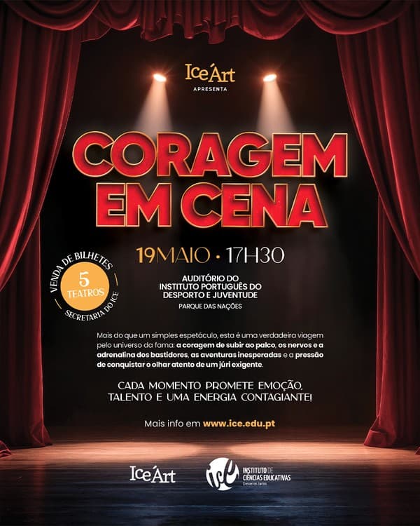 ICE’Art apresenta “Coragem em Cena”