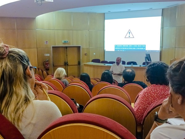 Corpo docente em Ação de Formação “Dia da Educação Inclusiva”
