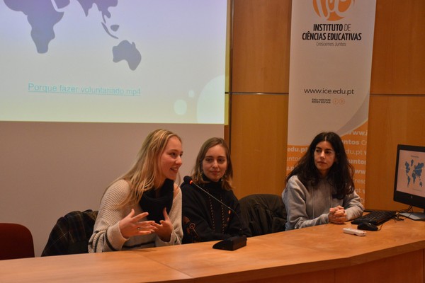 Alunos do ICE participaram em palestra sobre voluntariado com a Associação ProAtlântico — foto 2