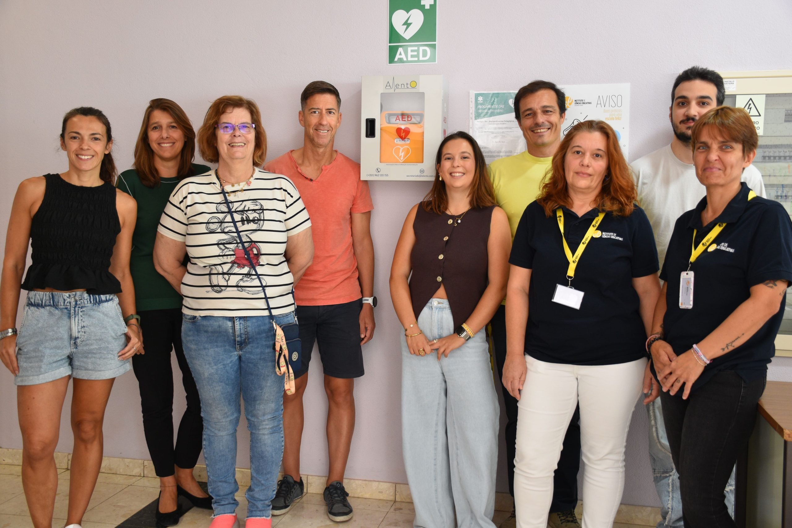 ICE implementa programa de desfibrilhação automática externa