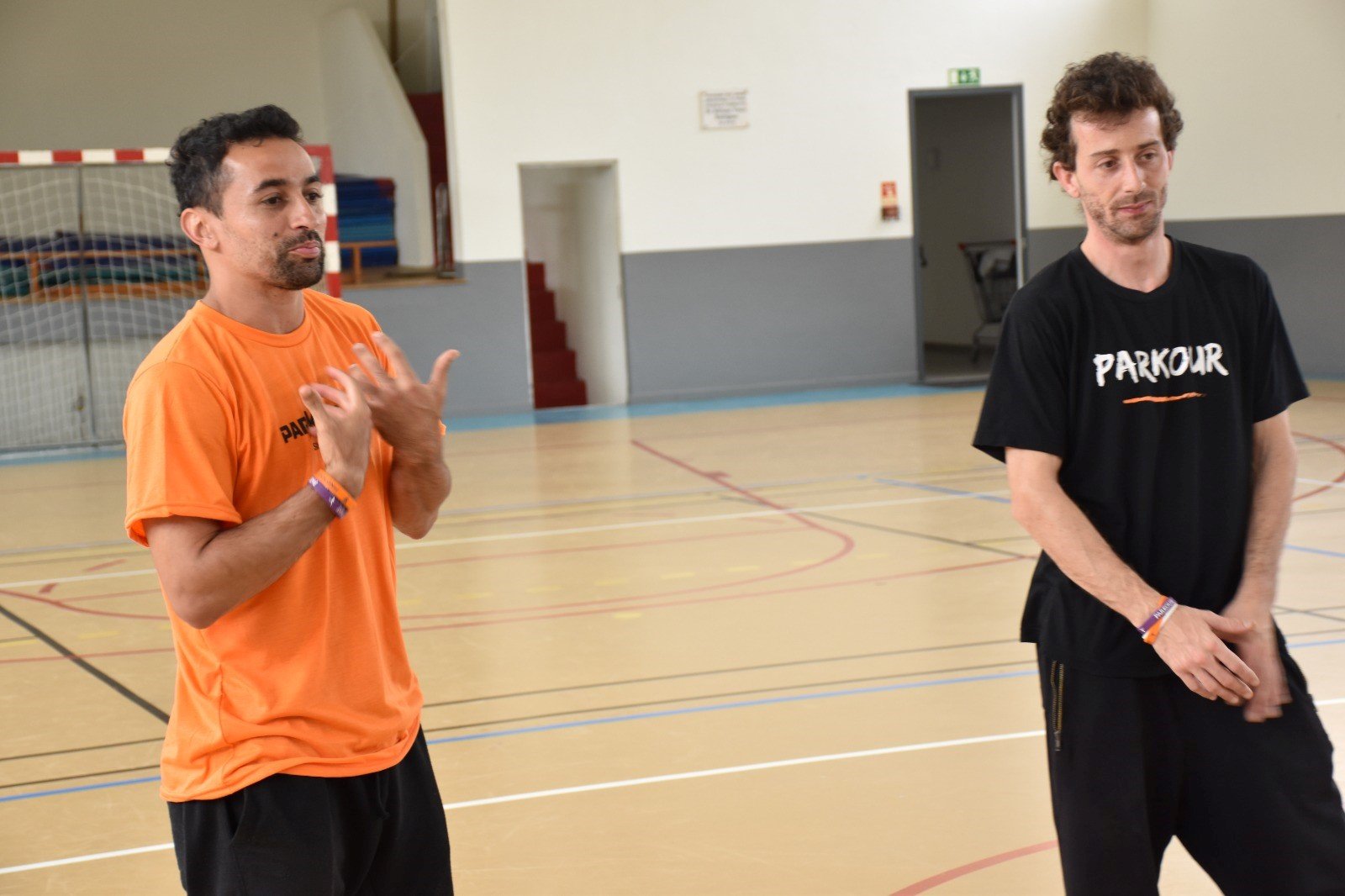 Turmas do 7.º e 8.º ano participam em aula aberta de Parkour