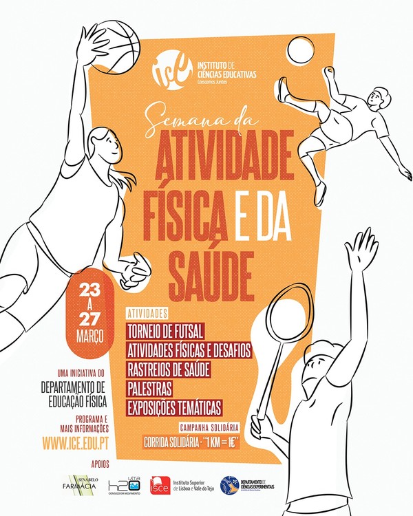 Está a chegar a 3.ª edição da Semana da Atividade Física e da Saúde do ICE!