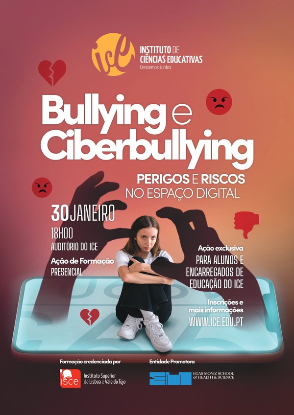 Ação de Formação “Bullying e Ciberbullying: Perigos e Riscos no Espaço Digital”